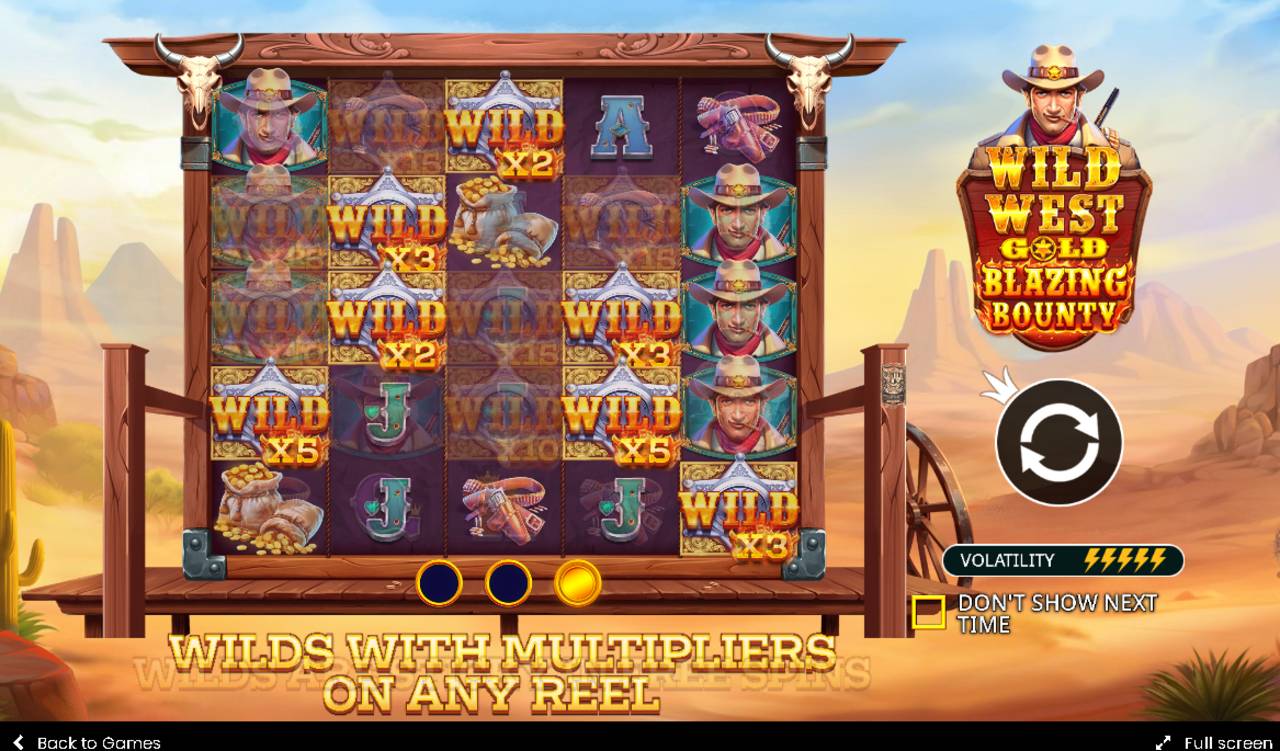 Wild West Gold Blazing Bounty (Pragmatic Play) Image 1
